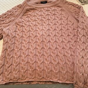 J Crew large crop sweater